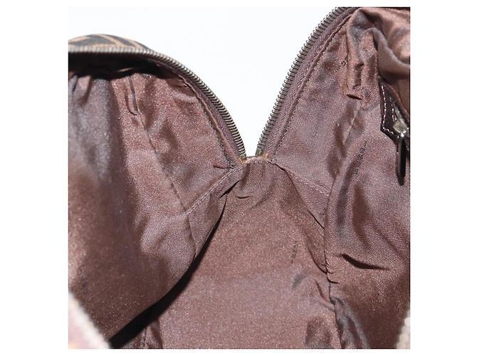 FENDI Zucca Canvas Hand Bag Black Brown - vista 20