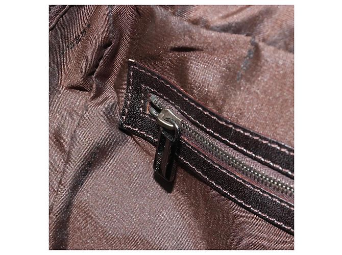 FENDI Zucca Canvas Hand Bag Black Brown - vista 21