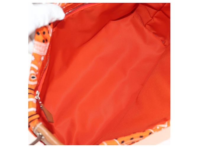 Hermès HERMES Foolby 25 Pouch Silk Orange - vista 10