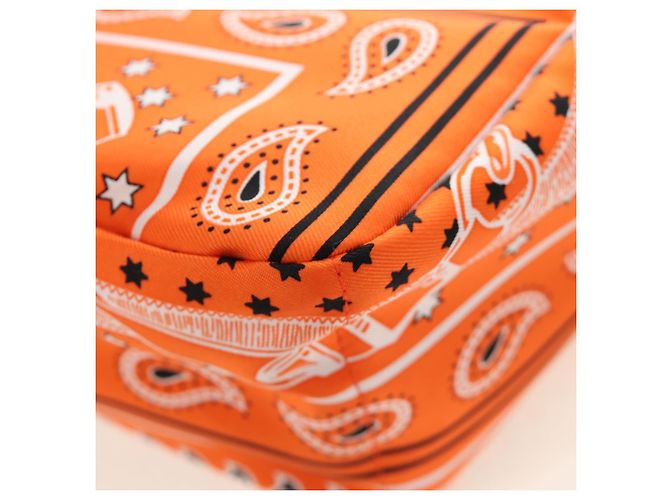 Hermès HERMES Foolby 25 Pouch Silk Orange - vista 14