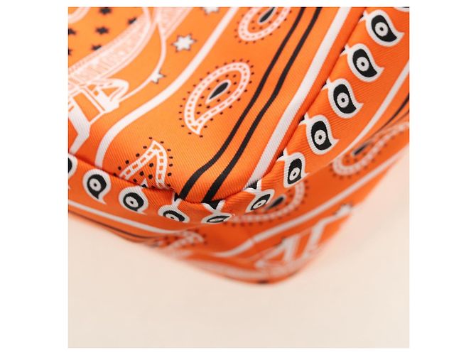 Hermès HERMES Foolby 25 Pouch Silk Orange - vista 16