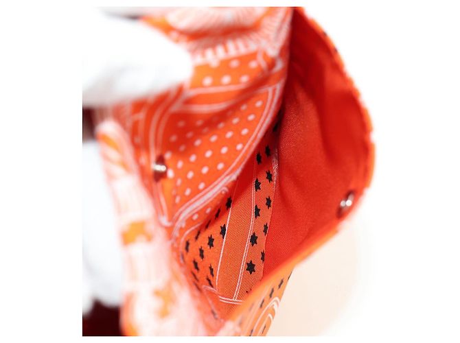 Hermès HERMES Foolby 25 Pouch Silk Orange - vista 18