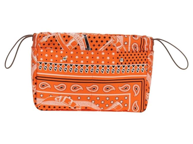 Hermès HERMES Foolby 25 Pouch Silk Orange - vista 2