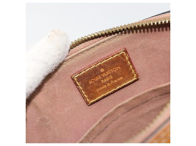 LOUIS VUITTON Monogram Vernis Alma BB Bag 2way Beige Poodle M91752 - vista 22