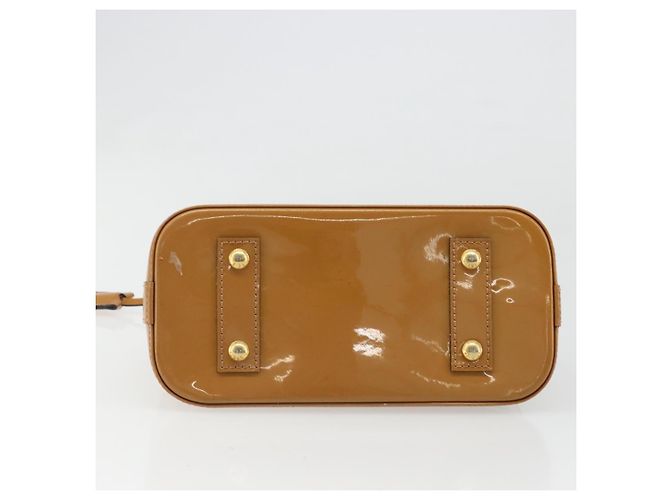 LOUIS VUITTON Monogram Vernis Alma BB Bag 2way Beige Poodle M91752 - vista 5