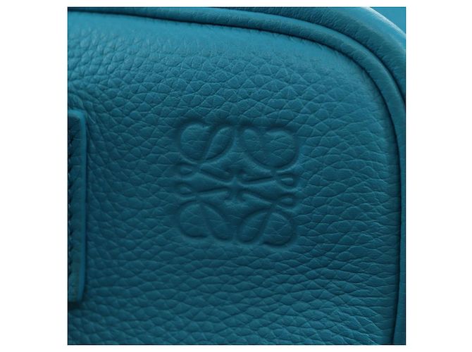 LOEWE Amazonas 23 Hand Bag Leather 2way Light Blue Gold - vista 19