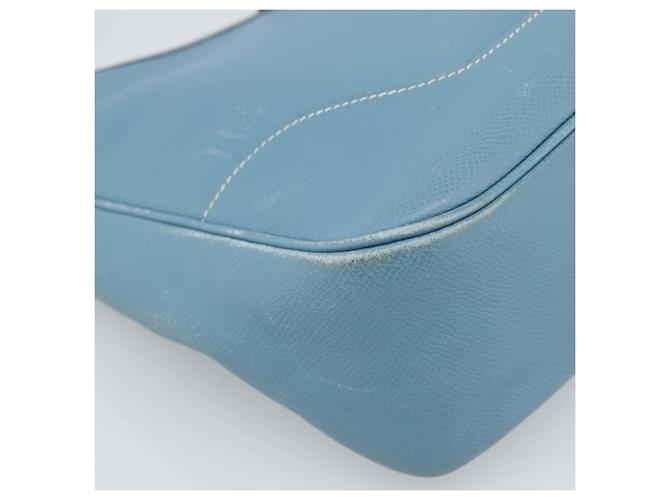 Hermès HERMES Trim 31 Shoulder Bag Leather Light Blue Silver - vista 16