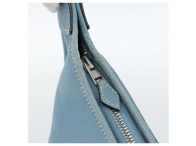 Hermès HERMES Trim 31 Shoulder Bag Leather Light Blue Silver - vista 20