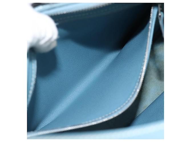 Hermès HERMES Trim 31 Shoulder Bag Leather Light Blue Silver - vista 24