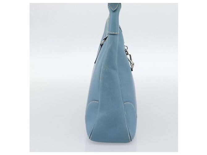 Hermès HERMES Trim 31 Shoulder Bag Leather Light Blue Silver - vista 3