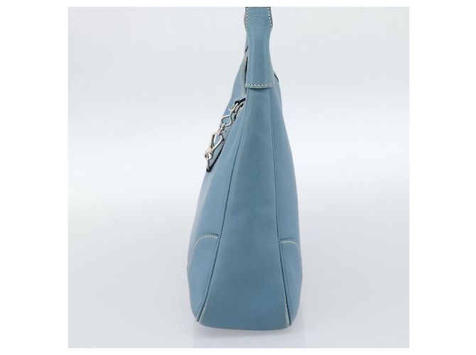 Hermès HERMES Trim 31 Shoulder Bag Leather Light Blue Silver - vista 4