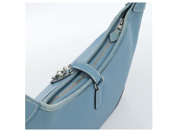 Hermès HERMES Trim 31 Shoulder Bag Leather Light Blue Silver - vista 6