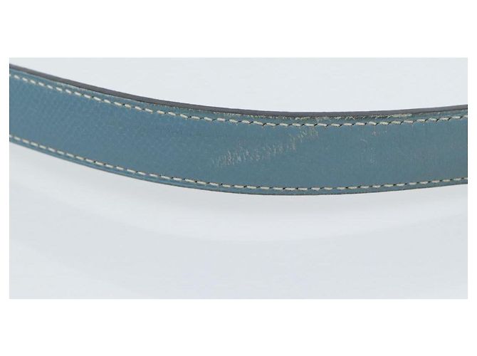 Hermès HERMES Trim 31 Shoulder Bag Leather Light Blue Silver - vista 8