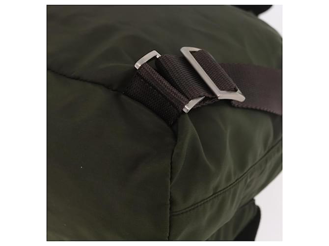 PRADA Backpack Nylon Khaki Silver - vista 19
