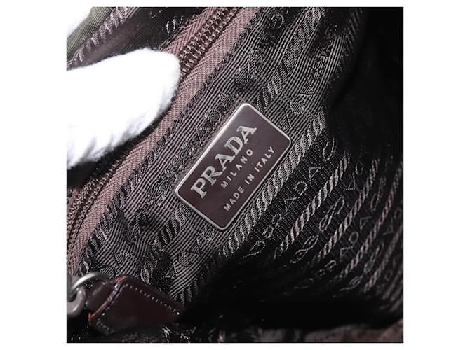 PRADA Backpack Nylon Khaki Silver - vista 23