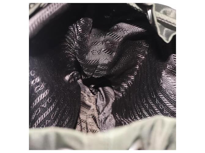 PRADA Backpack Nylon Khaki Silver - vista 24