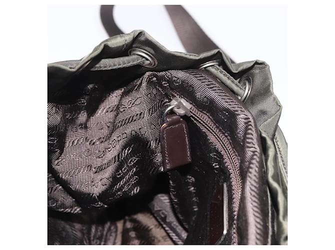 PRADA Backpack Nylon Khaki Silver - vista 26