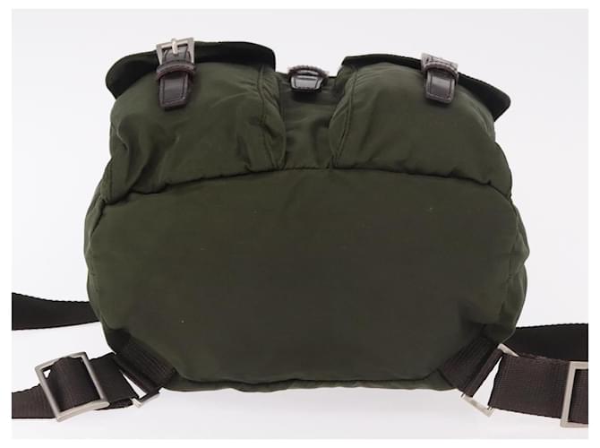 PRADA Backpack Nylon Khaki Silver - vista 5