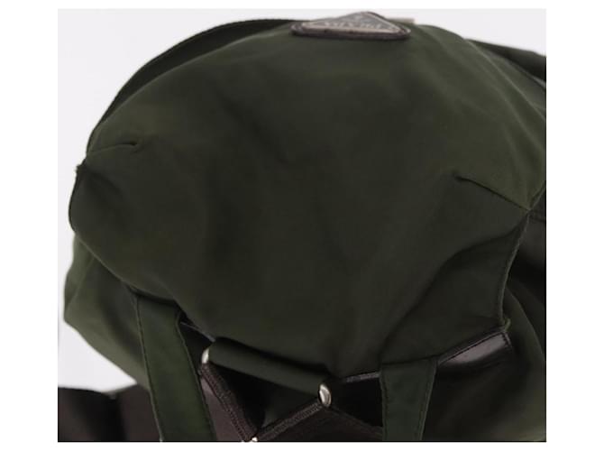 PRADA Backpack Nylon Khaki Silver - vista 6