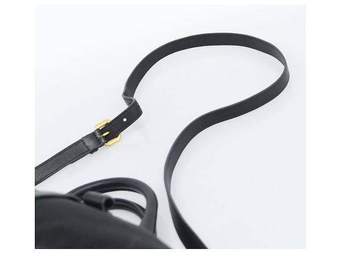 PRADA Hand Bag Nylon 2way Black Gold - vista 10