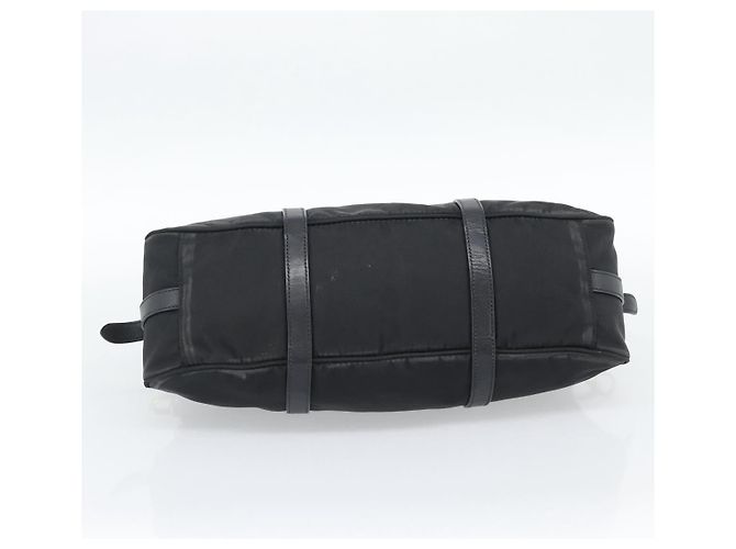 PRADA Hand Bag Nylon 2way Black Gold - vista 11
