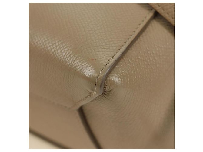 Céline CELINE Belt Bag Micro Hand Bag Leather 2way Beige Gold - vista 15
