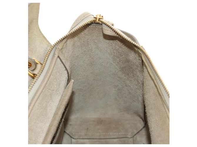 Céline CELINE Belt Bag Micro Hand Bag Leather 2way Beige Gold - vista 26