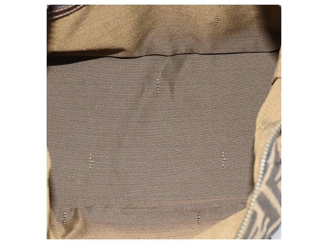 FENDI Zucca Canvas Handtasche 2-Wege Schwarz Braun - Ansicht 22