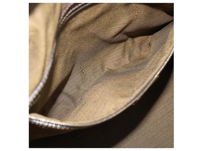 FENDI Zucca Canvas Handtasche 2-Wege Schwarz Braun - Ansicht 26