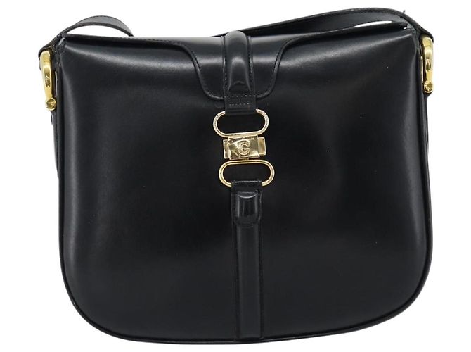Céline CELINE Shoulder Bag Leather Black Gold - vista 2