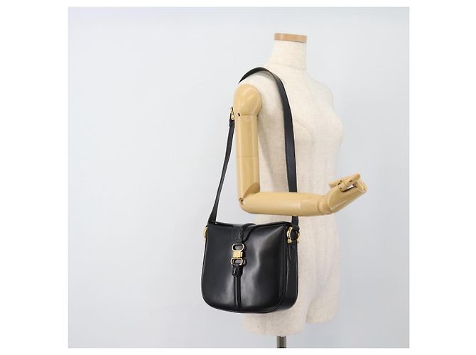 Céline CELINE Shoulder Bag Leather Black Gold - vista 21