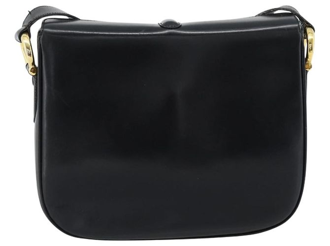 Céline CELINE Shoulder Bag Leather Black Gold - vista 3
