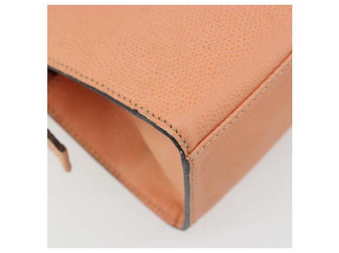 Céline CELINE Hand Bag Leather 2way Orange Gold - vista 16