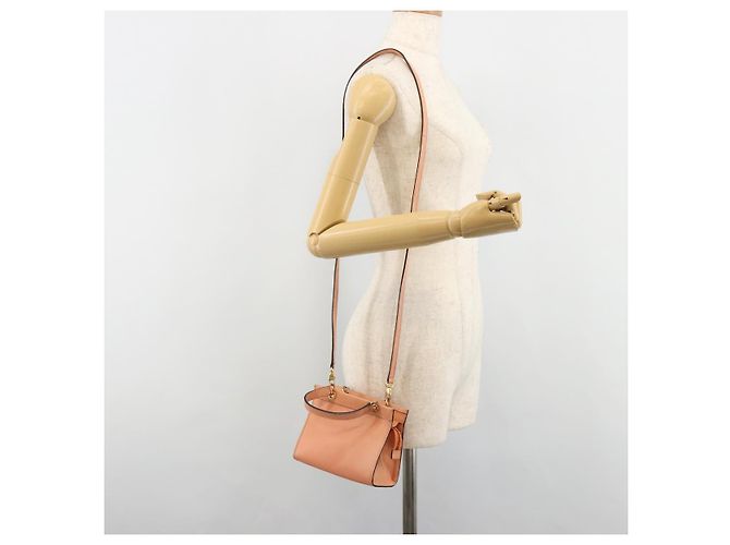 Céline CELINE Hand Bag Leather 2way Orange Gold - vista 24