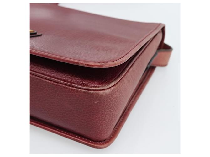 Céline CELINE Shoulder Bag Leather Bordeaux Gold - vista 11