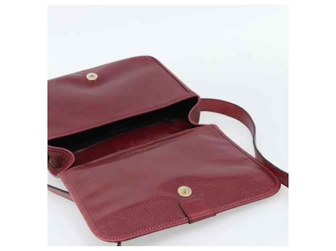 Céline CELINE Shoulder Bag Leather Bordeaux Gold - vista 15