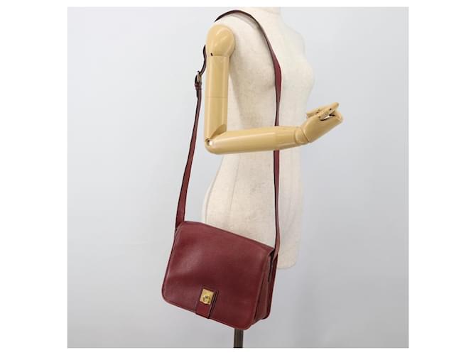 Céline CELINE Shoulder Bag Leather Bordeaux Gold - vista 26