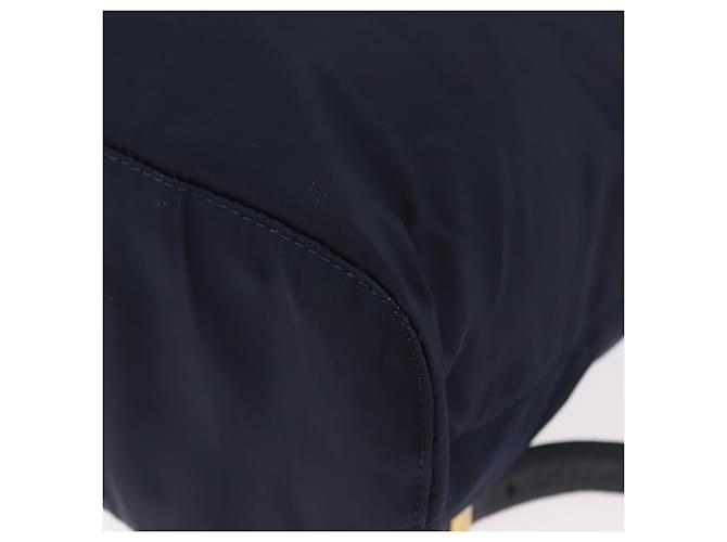 PRADA Backpack Nylon Navy Gold - vista 13