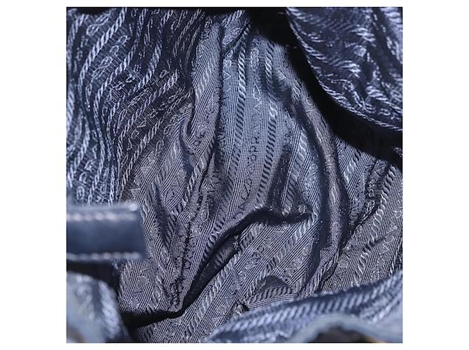 PRADA Backpack Nylon Navy Gold - vista 22