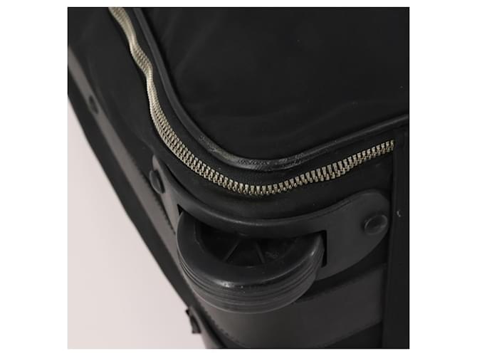 PRADA Boston Bag Nylon Black Silver - vista 11