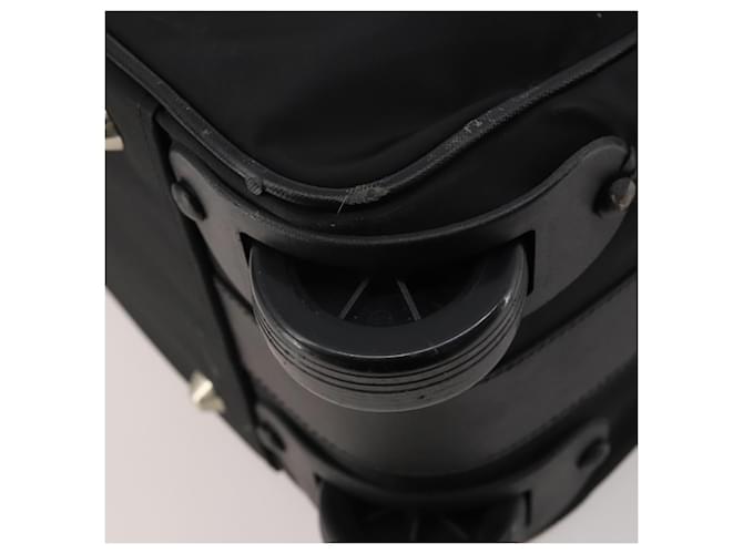 PRADA Boston Bag Nylon Black Silver - vista 12