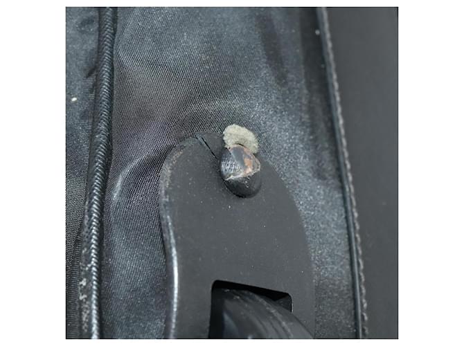 PRADA Boston Bag Nylon Black Silver - vista 14
