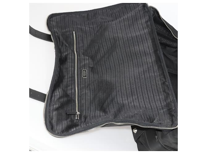 PRADA Boston Bag Nylon Black Silver - vista 21