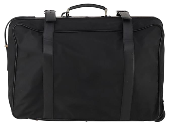 PRADA Boston Bag Nylon Black Silver - vista 3