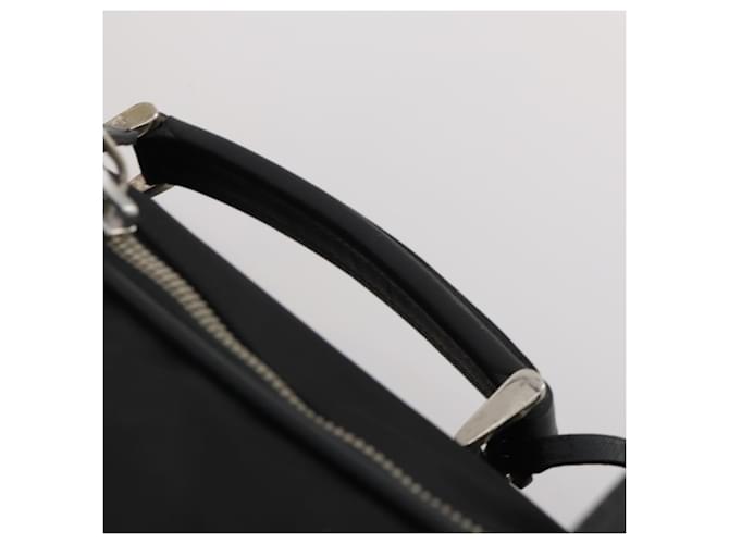 PRADA Boston Bag Nylon Black Silver - vista 8