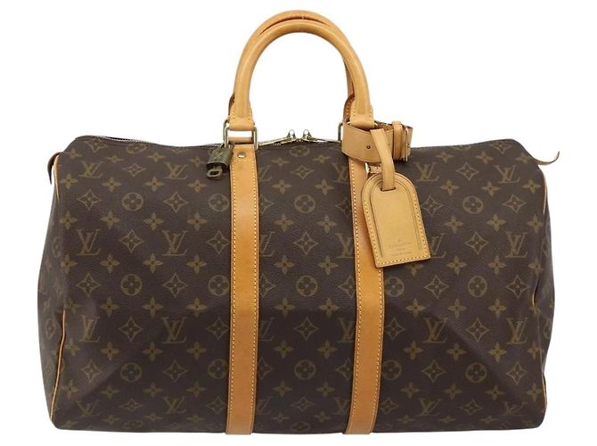 LOUIS VUITTON Monogram Keepall 45 Boston Bag M41428 LV - vista 13