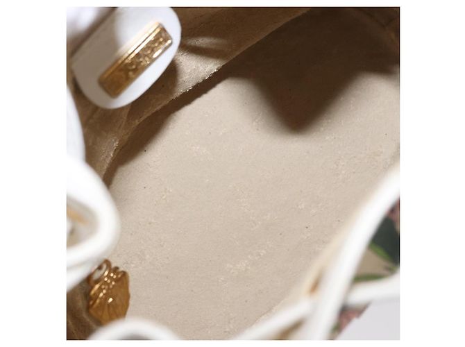 GUCCI Shoulder Bag Canvas Flora Beige Gold 007 14 0071 - vista 11