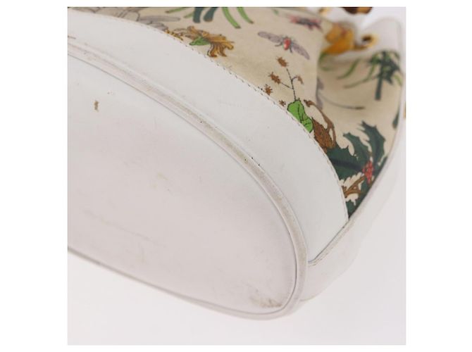 GUCCI Shoulder Bag Canvas Flora Beige Gold 007 14 0071 - vista 15