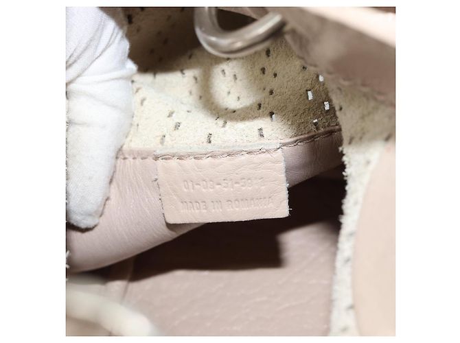Chloé Chloe Kerala Hand Bag Leather Beige Silver - vista 11