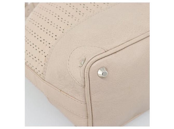 Chloé Chloe Kerala Hand Bag Leather Beige Silver - vista 18